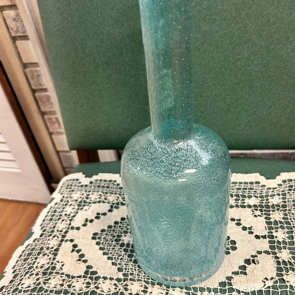 nbn Home decor aqua blue vase
